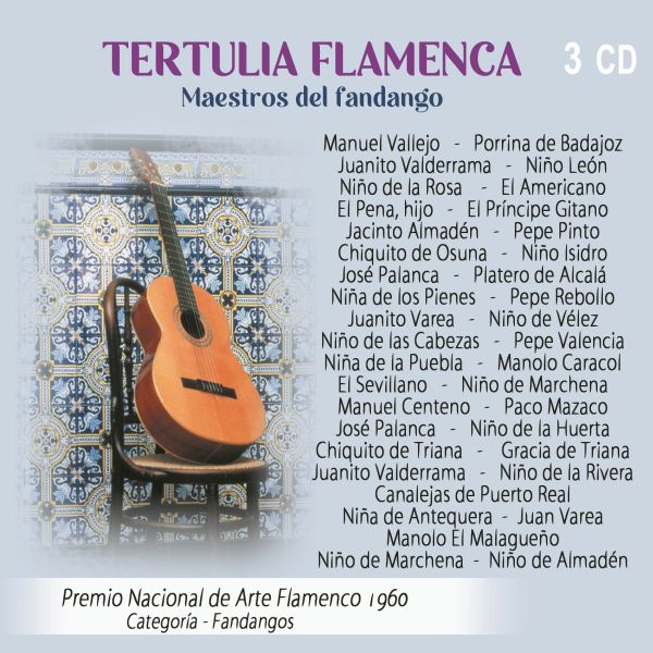 Noveno Insustituible El diseño Tertulia Flamenca - Maestros del Fandango (3 CD's) (VARIOS FLAMENCO)  FLAMENCO / COPLA / CANCIÓN ESPAÑOLA